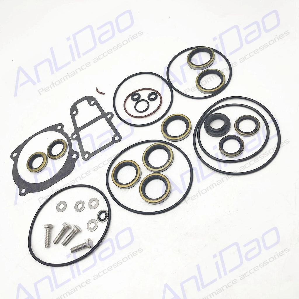 Gearcase Lower Unit Seal Kit for Johnson Evinrude (5006373, 5000411, 87600, 9-74106)