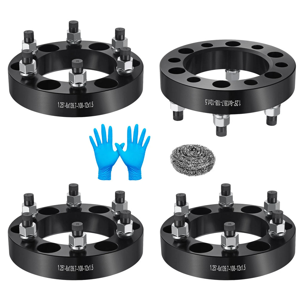 4PCS 1.25" 6x5.5 Wheel Spacers for Mazda B2000 (1986–1987)