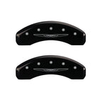 Set of 4 Gloss Black #2 Wing Caliper Covers for 2007-2009 Chrysler Aspen