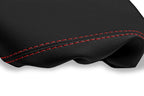 Console Lid Pull Over Armrest Cover for Ford Edge (2011–2020) Red Stitch