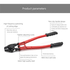 Wire Rope Crimping Tool 14" for Copper Aluminum 1/16" 3/32" 1/8"