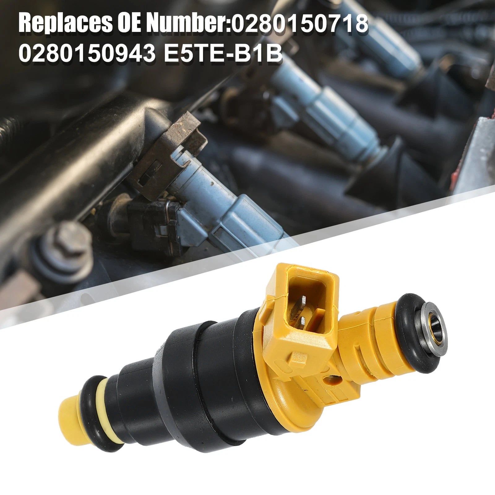 Set of 8 Fuel Injectors 0280150943 for Ford F150 F250 F350 E150 (1997–2003)
