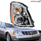 Right Side Headlight for Cadillac DTS (2008–2011) HID Xenon Chrome Housing