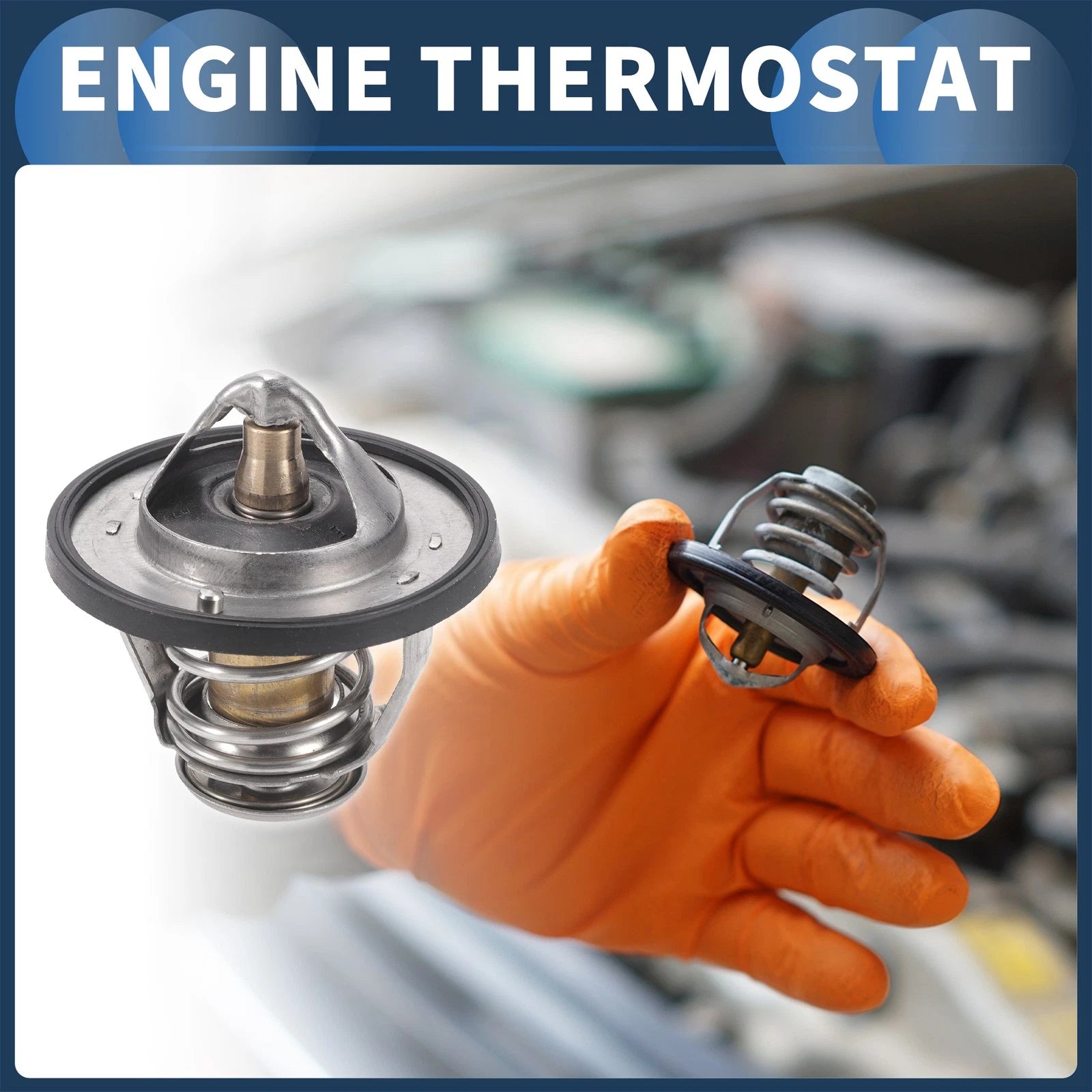 Engine Coolant Thermostat for Mitsubishi Outlander 3.0L (2007–2019) No.MD174233