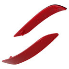 Set of 2 Bumper Reflectors for BMW X1 (2013-2015) Red Gray