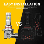 2X 9005 HB3 LED Headlight Bulb Conversion Kit High Beam 6500K for