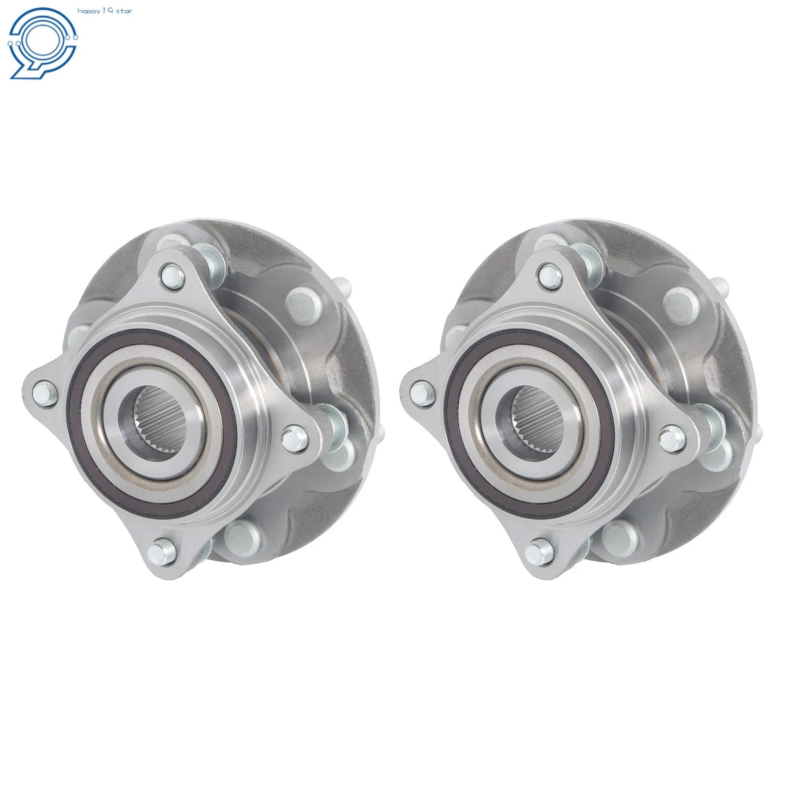 2X Front Wheel Hub Bearing Assembly for Toyota 4Runner Tacoma (2003–2021)