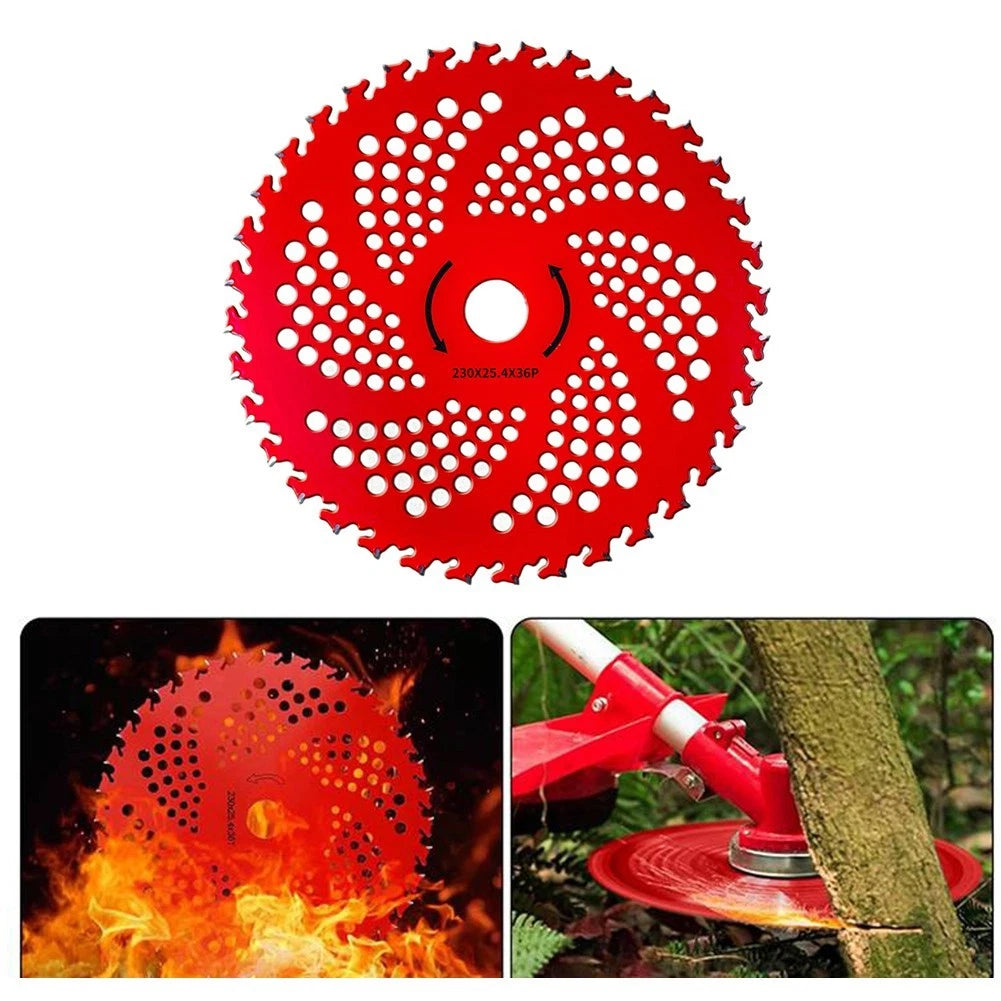 36T Carbide Tip Brush Cutter Blades for Weeds Management (Universal)