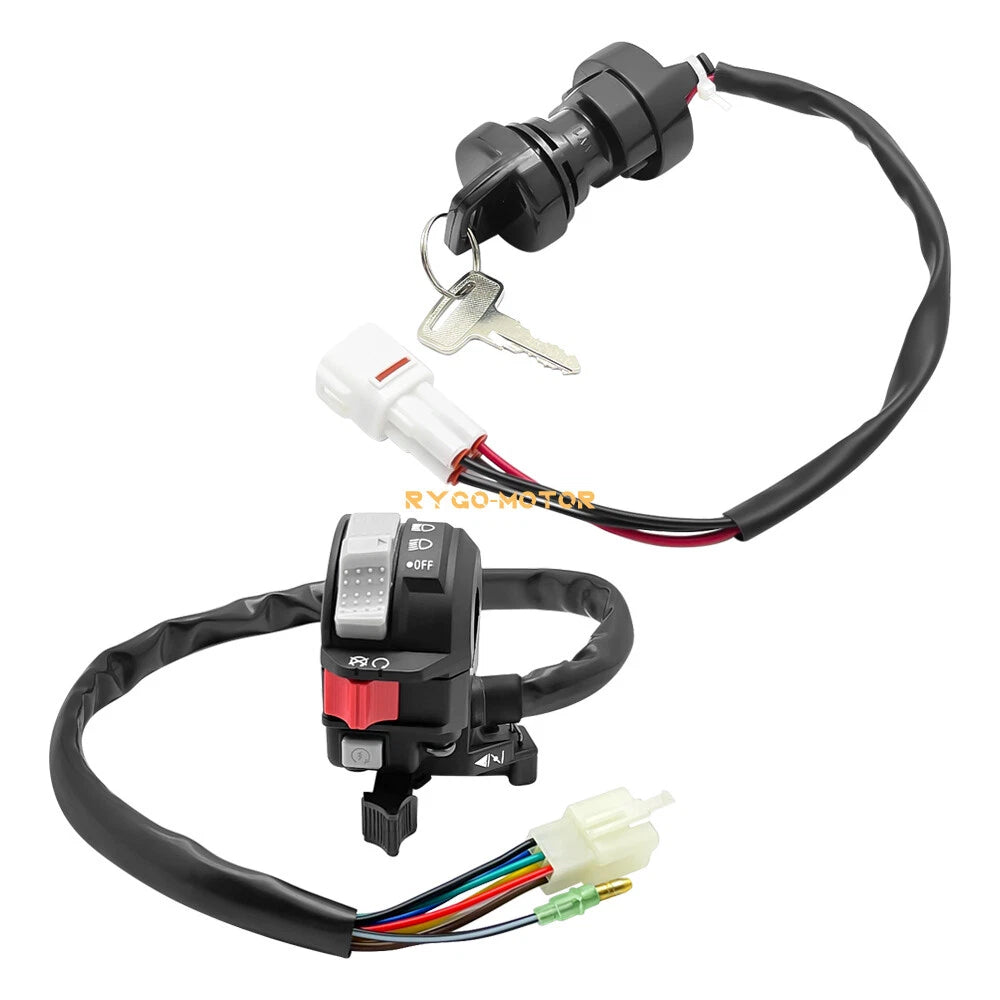 Start Stop Switch & Ignition Key Switch for Yamaha Kodiak 400 (1993–2000)