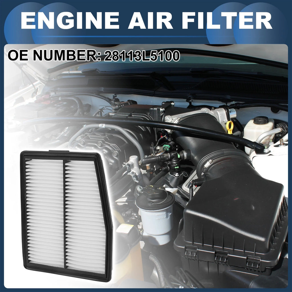 Car Engine Air Filter No. 28113L5100 for Hyundai Santa Fe (2021–2023)