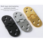 Set of 4 Zinc Alloy Flip Hinges for Marine Use Rust Resistant