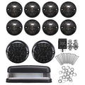 12pc Full Smoke LED Light Upgrade Kit for Land Rover Defender 90 110 130