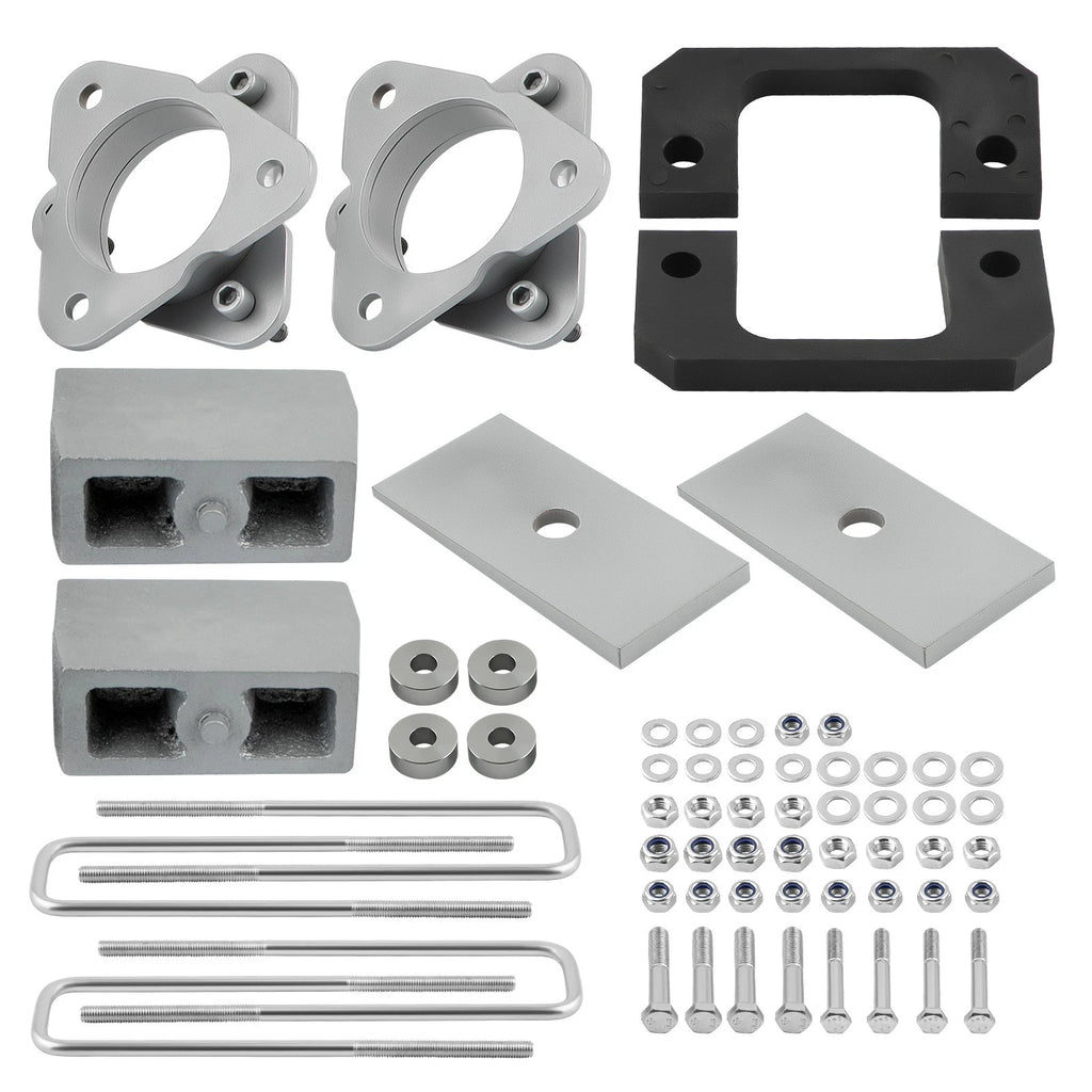 3.5" Front 3" Rear Level Lift Kit for Chevrolet Silverado 1500 4X4 (2017-2018)
