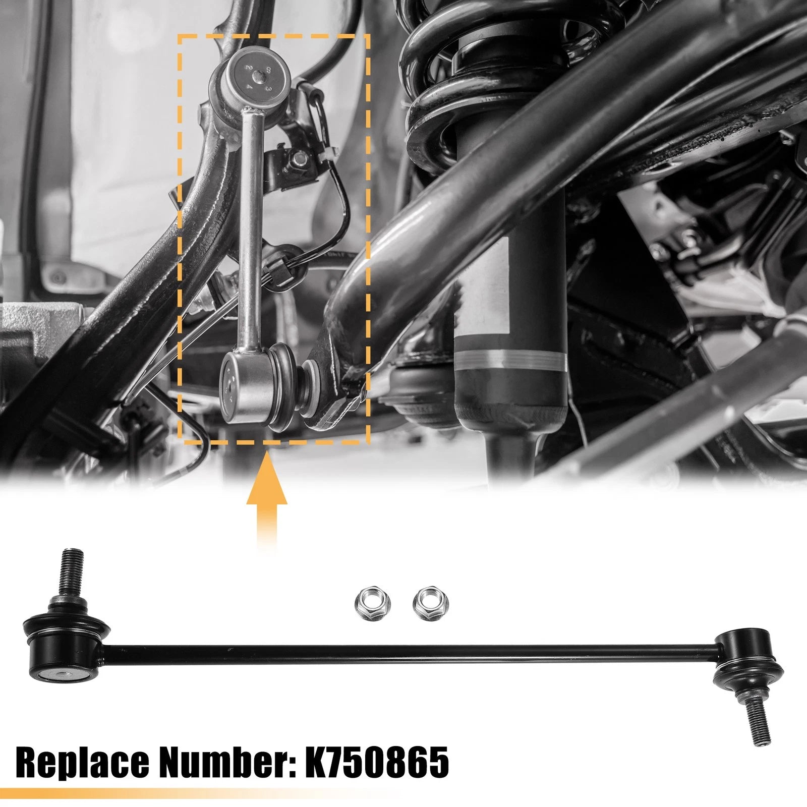 2X Front Rear Sway Bar Links for Honda Civic (2016–2019)