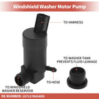 Windshield Washer Pump with Grommet for Ford (No. 1S7117K624DD)