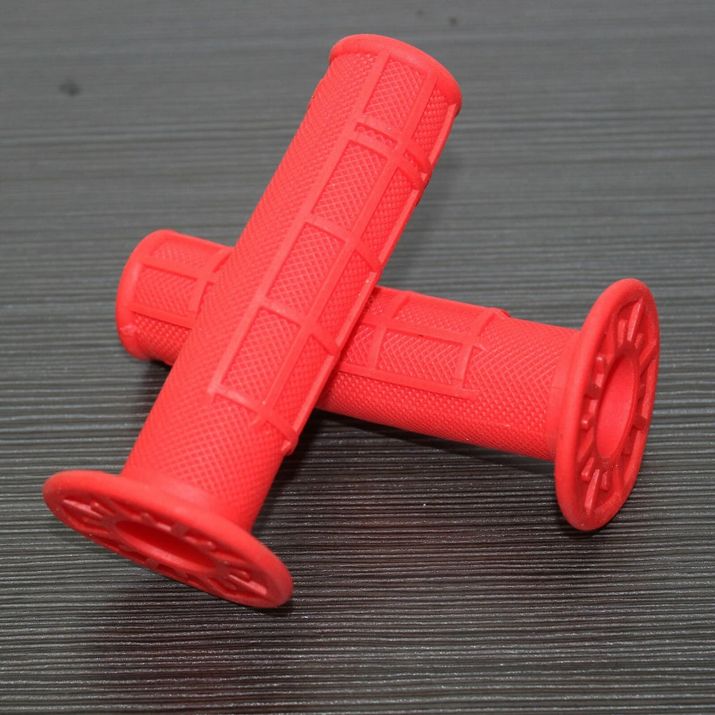 Handle Bar Grips for BMX MTB Road Mountain Bicycle Scooter (Red)