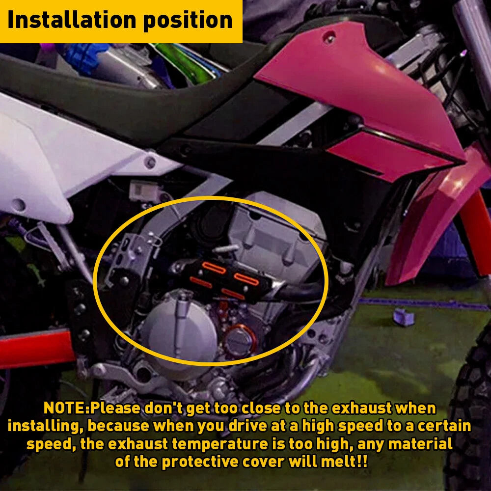 Heat Shield Cover for KTM 250 350 450 500 SXF SMR (2011–2023)