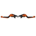 CNC Extendable Brake Clutch Levers for Yamaha YZF R1 (2009-2014) Orange