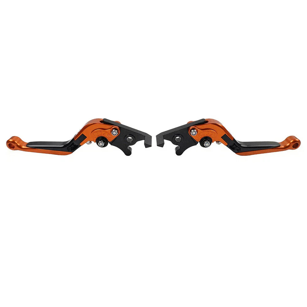 CNC Extendable Brake Clutch Levers for Yamaha YZF R1 (2009-2014) Orange