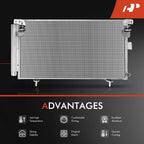A/C Condenser with Receiver Drier for Subaru Legacy Outback (2005–2009)