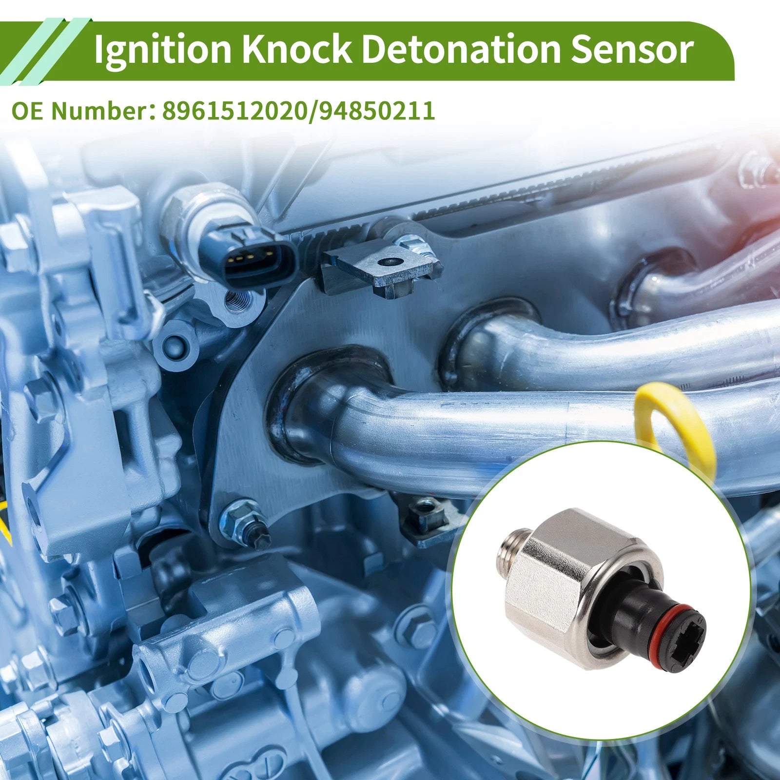 1 Pc Ignition Knock Detonation Sensor No.8961512020 for Toyota Corolla (1990–1991)