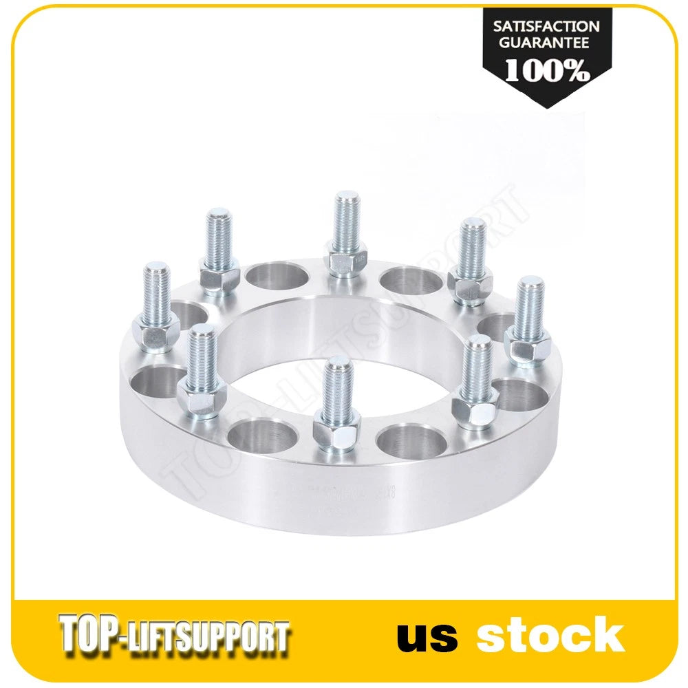 2X Wheel Spacers for Chevy Silverado 2500 HD (2011–2025) 8x180mm M14x1.5