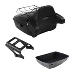 Trunk Luggage Backrest Pad Mounting Rack for Harley Road Glide (2009–2013)