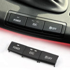 3 x Center Console Switch Button Caps for BMW E90 E92 E93 M3 (2005-2012)