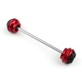 Front Axle Fork Crash Sliders for Honda CB400 VTEC (1992–1998) - Red