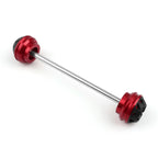 Front Axle Fork Crash Sliders for Honda CB400 VTEC (1992–1998) - Red