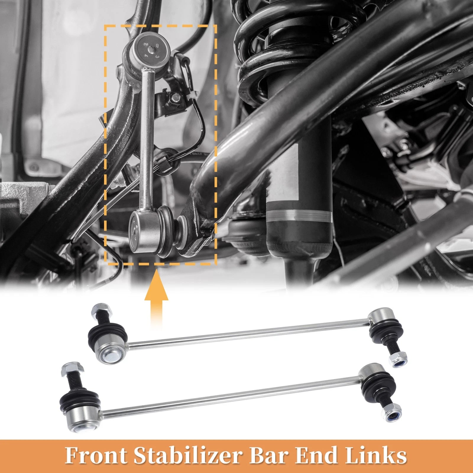 2X Front Stabiliser Sway Bar Link for Nissan Maxima (2009–2014) & Altima