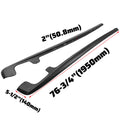 Matte Side Skirts Rocker Panel Mud Flaps for Corvette C6 (2005–2013)