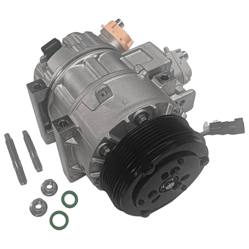 AC Compressor with 6-Groove Pulley for Ford F-250 F-350 Super Duty (2020–2022)