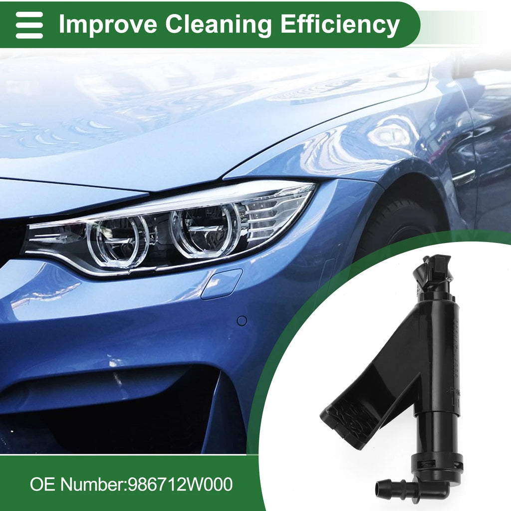 Front Side Headlight Washer Nozzle for Hyundai Santa Fe (2013–2018) No. 986712W000