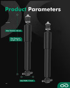 Set of 2 Front Shocks Struts for Chevrolet Silverado 1500 GMC Sierra 1500 (1999–2007)