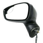 Left Side Mirror for Ford Fiesta (2014–2019) w/ Signal Lamp, Power Adjust, 5 Pins