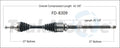 CV Axle Shaft for SurTrack FD-8309 (2010–2015)