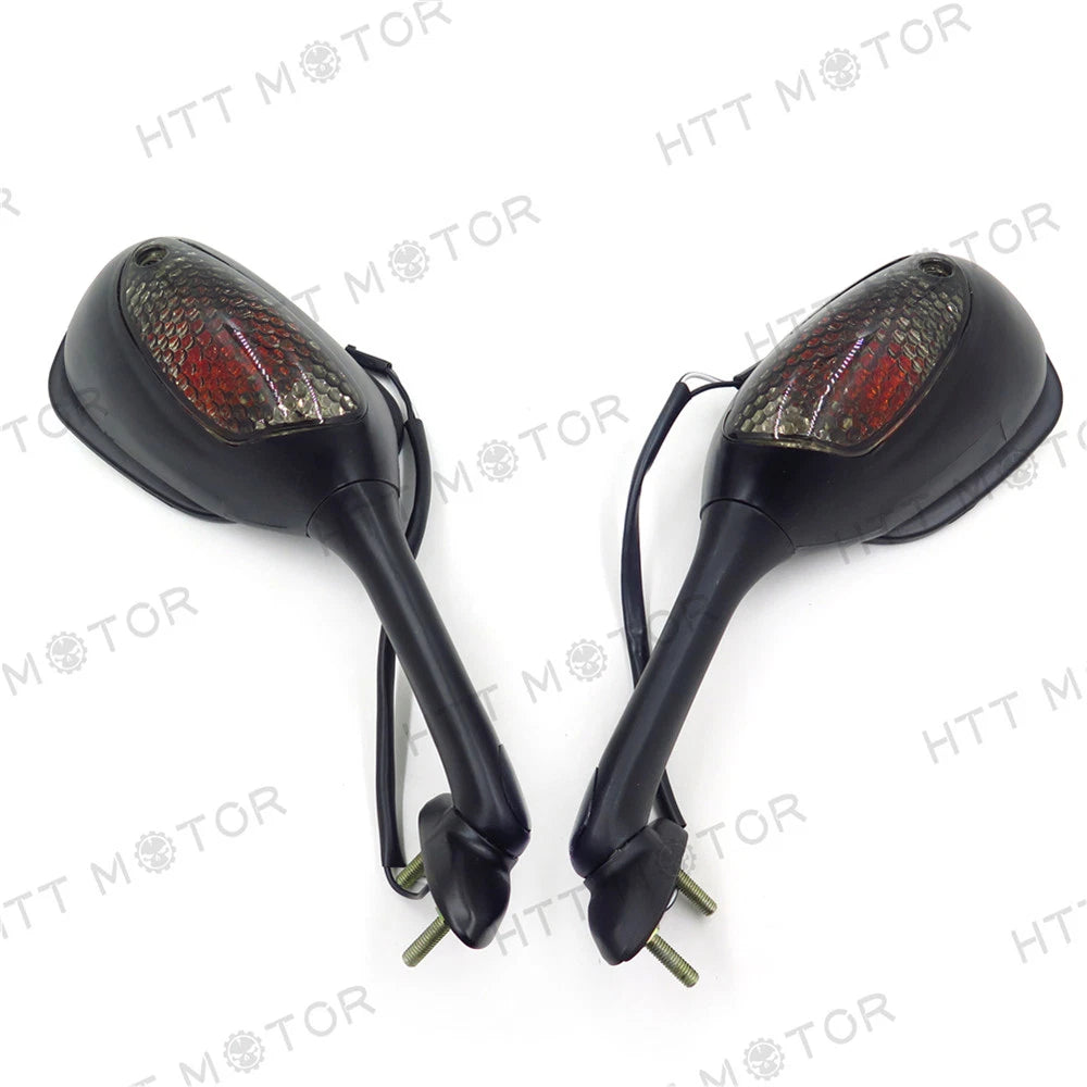 Turn Signal Side View Race Mirrors for Suzuki GSXR 600 (2006–2015)