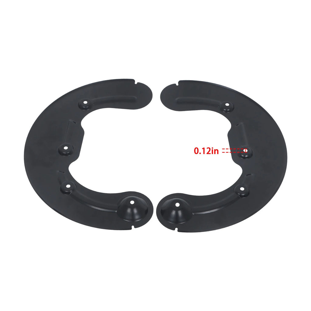 Set of 2 Brake Backing Plate Dust Splash Shields for Ford F-150 (2004–2008)