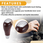 6 Speed Gear Shifter Knob for Mercedes-Benz C-Class (1993–2000) Brown Plastic