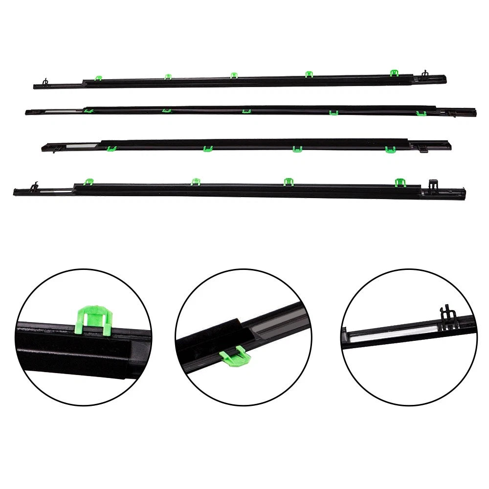 Window Weatherstrip Molding Trim for Honda CR-V (2007–2011)