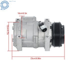 AC Compressor with Clutch for BMW 323i 325i 328i 525iT (1992–1999)