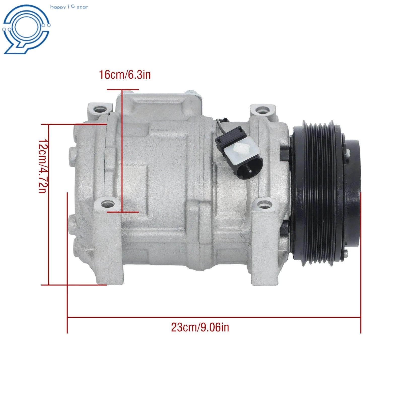 AC Compressor with Clutch for BMW 323i 325i 328i 525iT (1992–1999)