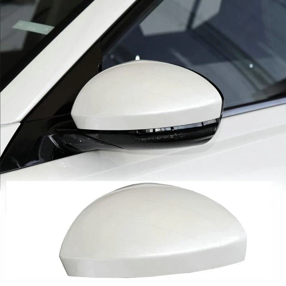 White Left Side Mirror Cover Cap for Nissan Altima (2019-2022)