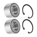 2 Sets Rear Wheel Bearings W/Circlip for Yamaha Grizzly 350-700 (2007-2014)