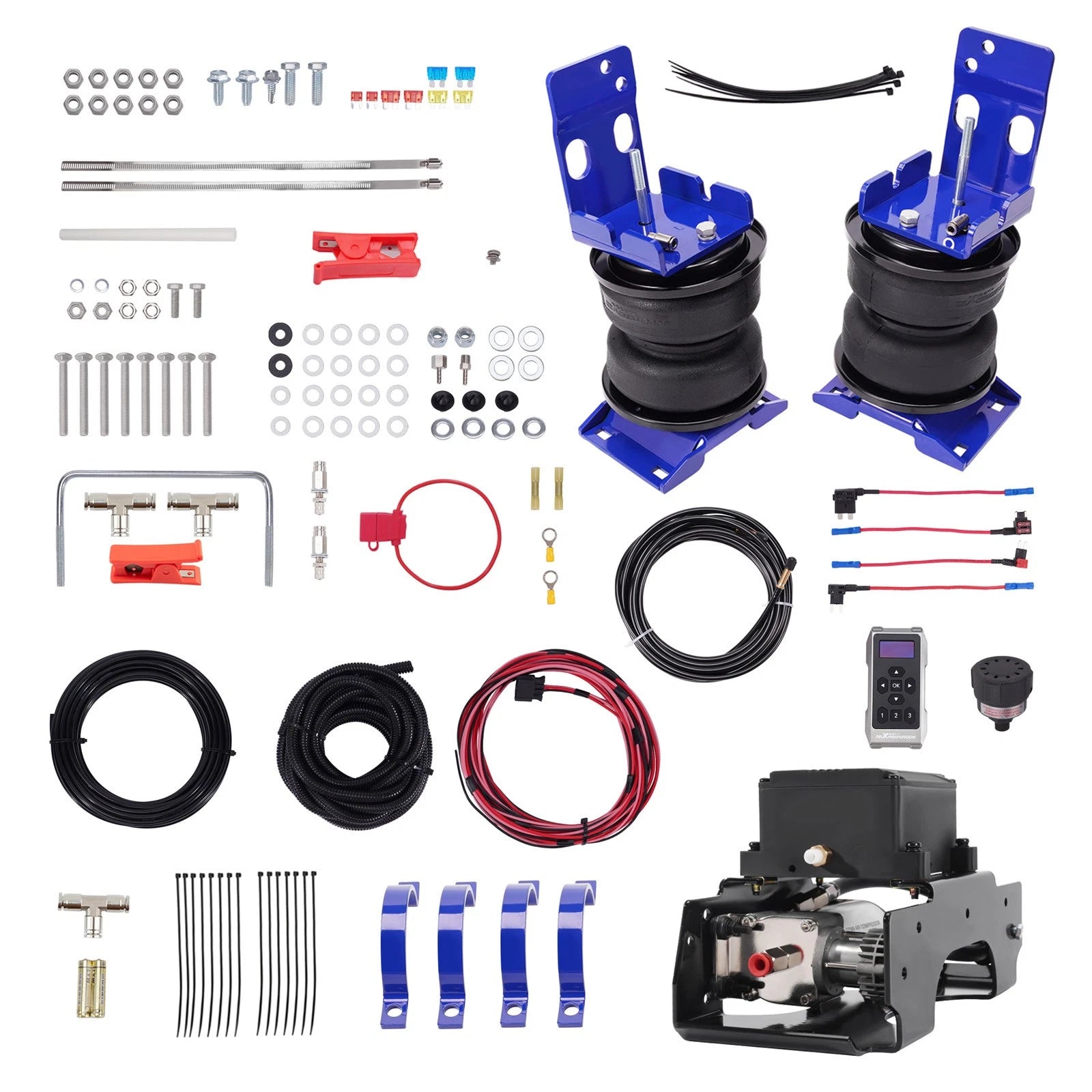 Air Springs with Wireless Controller Kit for Ford E-450 Motorhome (1996-2008)