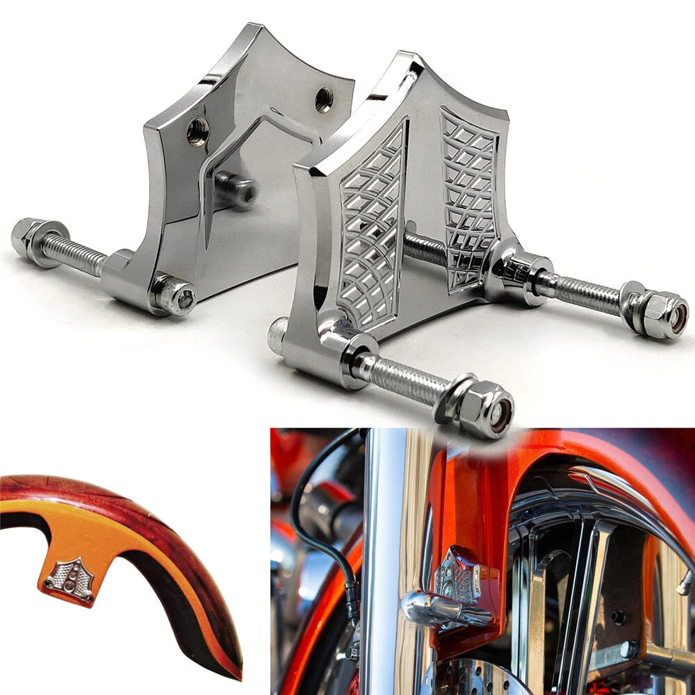 CNC Front Fender Spacer Riser Bracket for Harley (2014–2019) 0.89" 22.6mm