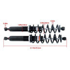 Set of 2 Front Shocks for Polaris General 1000 (2017-2019)