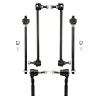 8pc Front Lower Control Arms, Tie Rods, Sway Bars for Chrysler Town & Country (2008–2020)