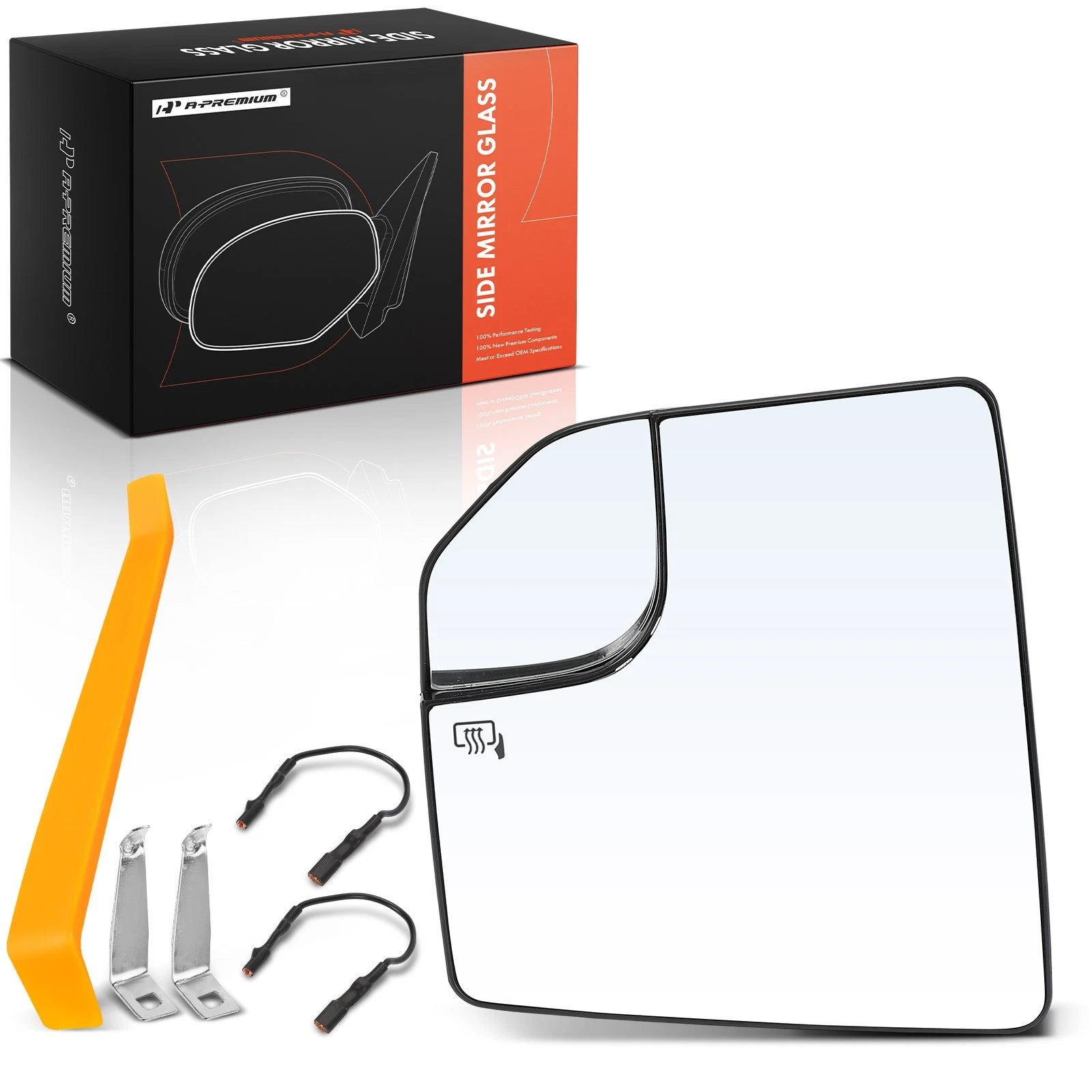 Heated Driver Power Mirror Glass for Ford F-150 (2015–2018)